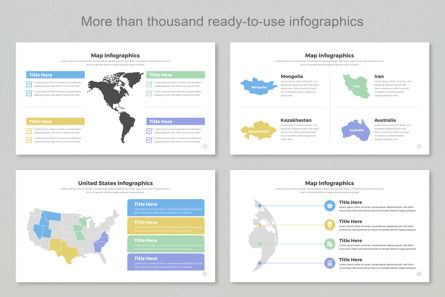 Map Infographic Templates PowerPoint Slide, Slide 6, 12562, Lavoro — PoweredTemplate.com