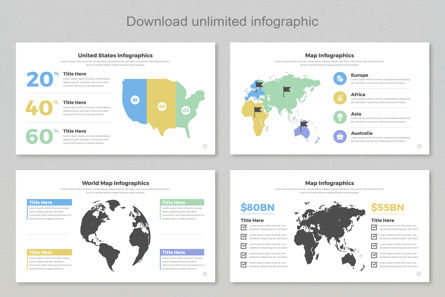 Map Infographic Templates PowerPoint Slide, 幻灯片 7, 12562, 商业 — PoweredTemplate.com