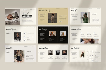 Brand Proposal Presentation, Diapositive 4, 12565, Business — PoweredTemplate.com
