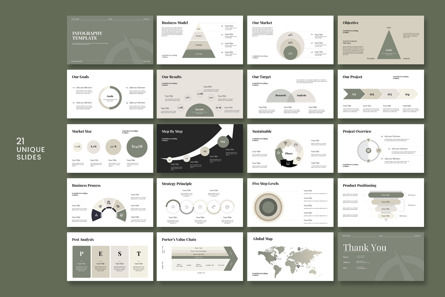 Infographic Presentation Template, Diapositiva 7, 12568, Negocios — PoweredTemplate.com
