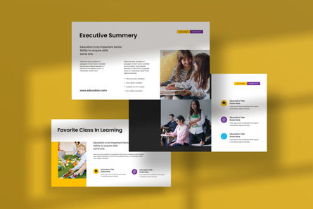 Education Presentation Template, Diapositive 3, 12569, Business — PoweredTemplate.com