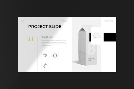 Simple Minimal Presentation, 슬라이드 5, 12571, 비즈니스 — PoweredTemplate.com