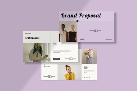 Brand Proposal Presentation, Deslizar 4, 12573, Negócios — PoweredTemplate.com
