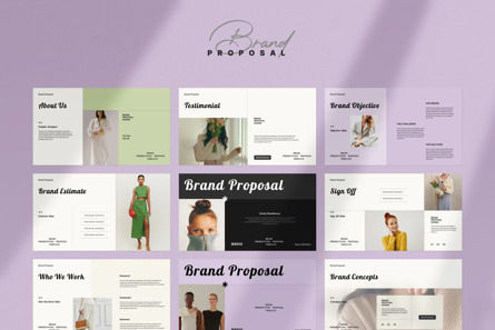 Brand Proposal Presentation, Deslizar 6, 12573, Negócios — PoweredTemplate.com