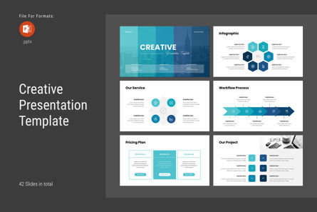 Creative PowerPoint Presentation Template, Modele PowerPoint, 12583, Business — PoweredTemplate.com
