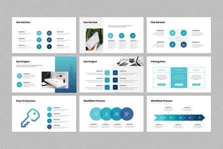 Creative PowerPoint Presentation Template, Diapositiva 3, 12583, Negocios — PoweredTemplate.com