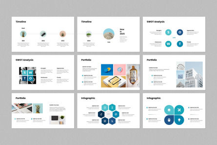 Creative PowerPoint Presentation Template, Diapositiva 4, 12583, Negocios — PoweredTemplate.com