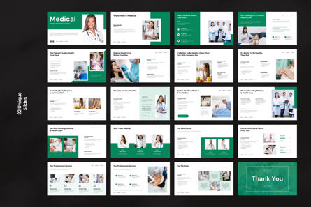 Medical Presentation Template, Diapositive 9, 12584, Médical — PoweredTemplate.com