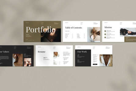 Portfolio Presentation Template, Slide 3, 12585, Business — PoweredTemplate.com