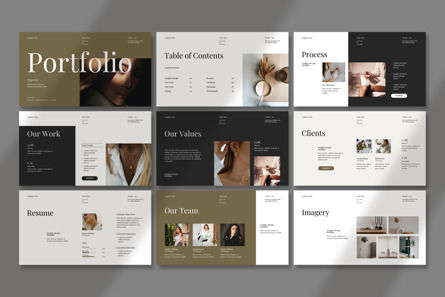 Portfolio Presentation Template, Slide 4, 12585, Business — PoweredTemplate.com