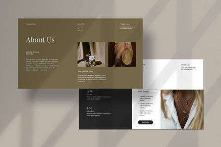 Portfolio Presentation Template, Slide 5, 12585, Business — PoweredTemplate.com