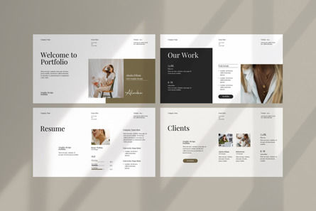 Portfolio Presentation Template, Slide 7, 12585, Business — PoweredTemplate.com