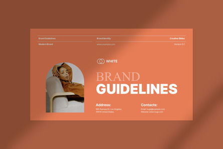 Brand Guidelines PowerPoint Template, 幻灯片 2, 12587, 商业 — PoweredTemplate.com