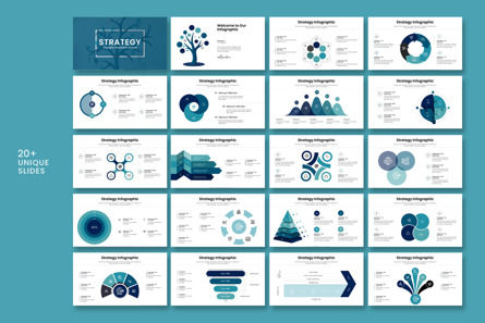 Strategy Infographic Presentation Template, Deslizar 6, 12588, Negócios — PoweredTemplate.com