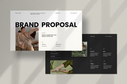 Brand Proposal Google Slide Template, Diapositive 6, 12592, Business — PoweredTemplate.com