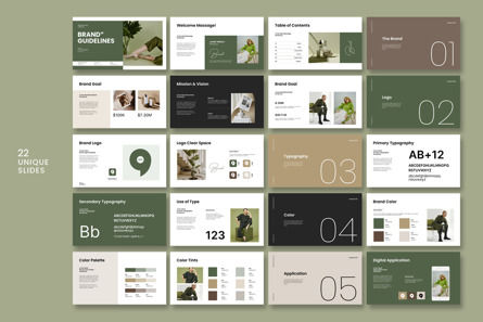 Brand Guidelines Presentation Template, Diapositive 3, 12604, Business — PoweredTemplate.com