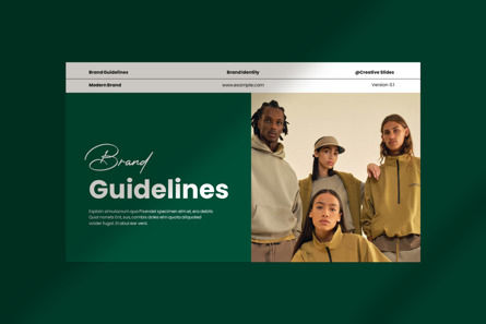 Index Brand Guidelines Keynote, Diapositive 2, 12605, Business — PoweredTemplate.com