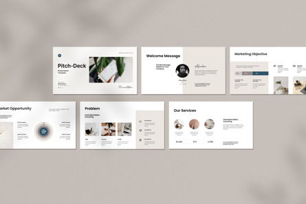Pitch-Deck Google Slide Template, Folie 3, 12608, Business — PoweredTemplate.com