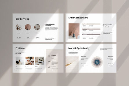 Pitch-Deck Google Slide Template, Diapositiva 6, 12608, Negocios — PoweredTemplate.com