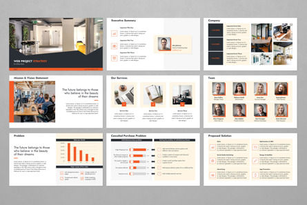 Web Project Strategy PowerPoint Presentation Template, Slide 2, 12609, Business — PoweredTemplate.com