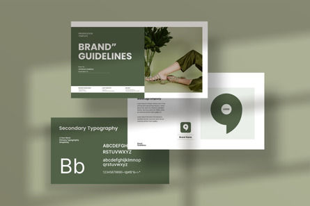 Brand Guidelines Google Slide Template, Slide 2, 12613, Bisnis — PoweredTemplate.com