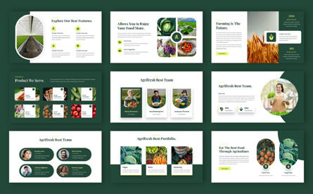 Agrifresh - Agriculture PowerPoint Template, スライド 3, 12614, 自然＆環境 — PoweredTemplate.com