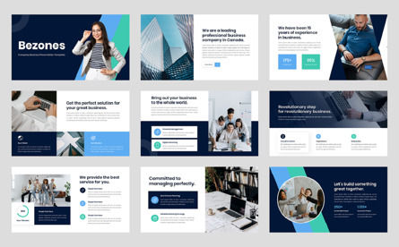 Bezones - Company Business PowerPoint Template, Slide 2, 12616, Business — PoweredTemplate.com