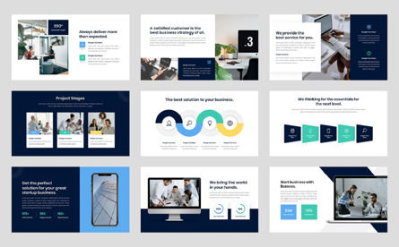 Bezones - Company Business PowerPoint Template, Slide 4, 12616, Business — PoweredTemplate.com