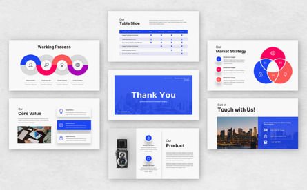 Business Marketing Google Slide Template, Slide 5, 12621, Business Concepts — PoweredTemplate.com