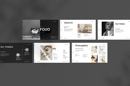 Portfolio Presentation Template, Deslizar 3, 12622, Negócios — PoweredTemplate.com