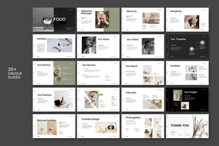 Portfolio Presentation Template, Slide 5, 12622, Business — PoweredTemplate.com