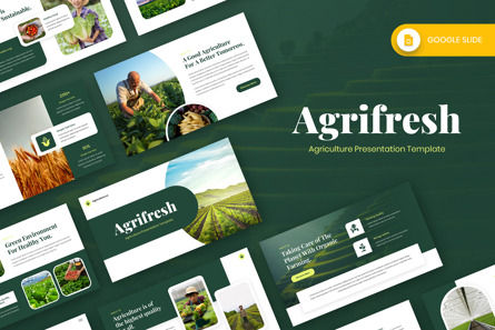 Agrifresh - Agriculture Google Slide Template, Tema do Google Slides, 12623, Natureza e Ambiente — PoweredTemplate.com