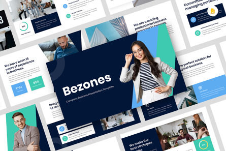 Bezones - Company Business Google Slide Template, Theme Google Slides, 12625, Business — PoweredTemplate.com