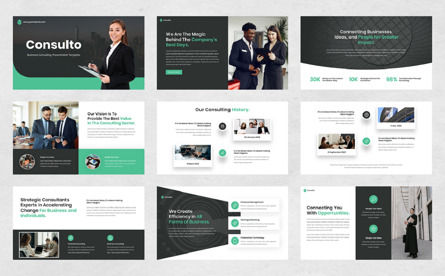 Consulto - Business Consulting PowerPoint Template, 幻灯片 2, 12627, 咨询 — PoweredTemplate.com