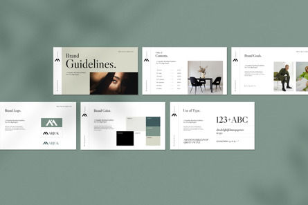 Brand Guidelines Presentation Template, Diapositiva 4, 12628, Negocios — PoweredTemplate.com