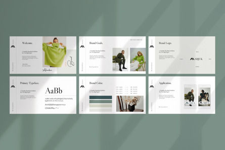 Brand Guidelines Presentation Template, Slide 8, 12628, Bisnis — PoweredTemplate.com