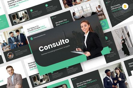 Consulto - Business Consulting Google Slide Template, Google Slides Theme, 12629, Consulting — PoweredTemplate.com