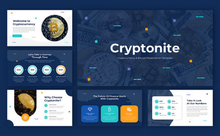 Cryptonite - Cryptocurrency Google Slide Template, スライド 2, 12652, 技術＆科学 — PoweredTemplate.com