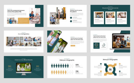 Elderlyon - Nursing Home Elderly Care PowerPoint, Slide 4, 12654, Kesehatan dan Rekreasi — PoweredTemplate.com