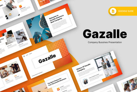 Gazalle - Company Business Google Slide Template, Tema di Presentazioni Google, 12657, Lavoro — PoweredTemplate.com