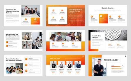 Gazalle - Company Business Keynote Template, Diapositiva 3, 12663, Negocios — PoweredTemplate.com