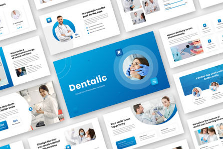 Dentalic - Dental Care Health Powerpoint Template, PowerPoint Template, 12665, Medical — PoweredTemplate.com