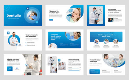 Dentalic - Dental Care Health Google Slide Template, Diapositiva 2, 12668, Médico — PoweredTemplate.com