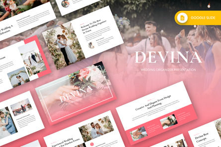 Devina - Wedding Organizer Google Slide Template, Google Presentaties-thema, 12672, Bedrijf — PoweredTemplate.com