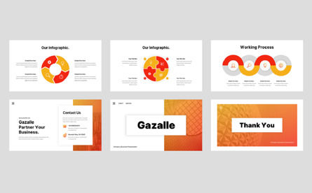Gazalle - Company Business PowerPoint Template, Diapositive 5, 12673, Business — PoweredTemplate.com