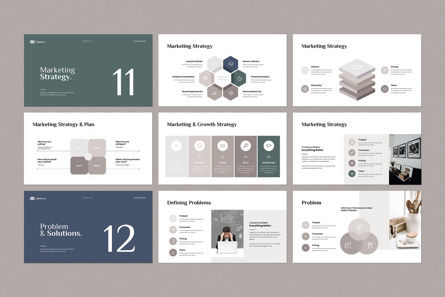 Business Pitch-Deck PowerPoint Template, Diapositiva 12, 12674, Negocios — PoweredTemplate.com