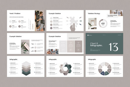 Business Pitch-Deck PowerPoint Template, Diapositive 13, 12674, Business — PoweredTemplate.com