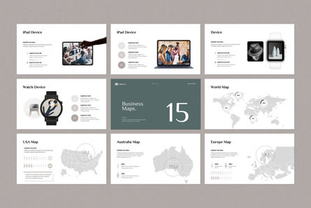 Business Pitch-Deck PowerPoint Template, Slide 27, 12674, Bisnis — PoweredTemplate.com