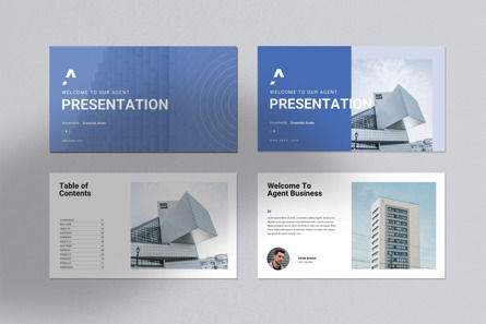 Agent Presentation Template, Diapositiva 2, 12675, Negocios — PoweredTemplate.com