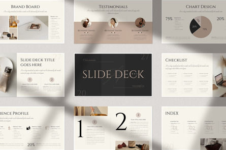 Slide Deck Presentation Template, スライド 7, 12677, ビジネス — PoweredTemplate.com